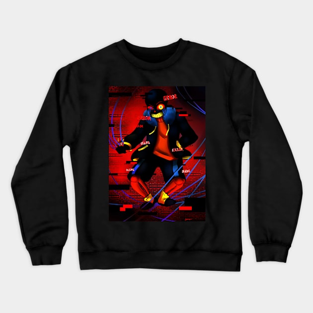 ERROR Sans Crewneck Sweatshirt by Juame